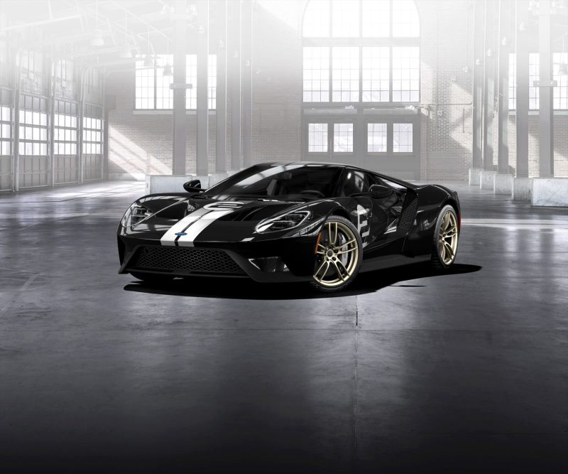 The all-new 2017 Ford GT will be available in a limited-edition Heritage theme honoring the GT40 Mark II driven to victory by Bruce McLaren and Chris Amon at Le Mans in 1966 - part of the historic 1-2-3 Ford GT sweep.