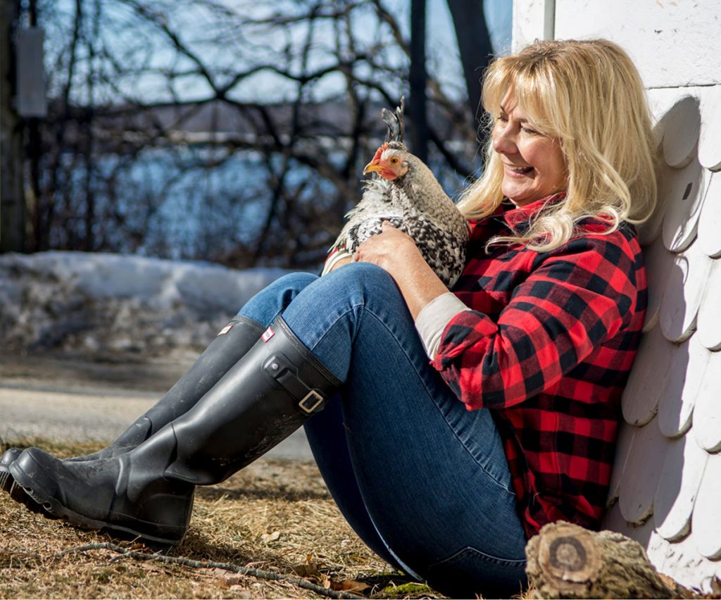 Lisa Steele. Founder and creator of Fresh Eggs Daily®. Dixmont, USA