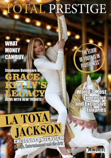 TOTALPRESTIGE MAGAZINE - On cover La Toya Jackson