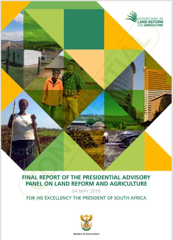 Report by the Presidential Expert Advisory Panel on Land Reform and Agriculture