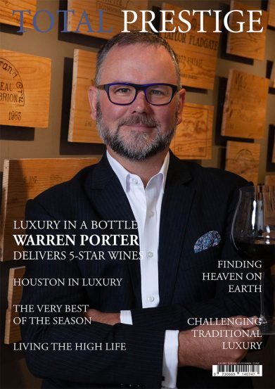 TOTALPRESTIGE MAGAZINE - On cover Warren Porter