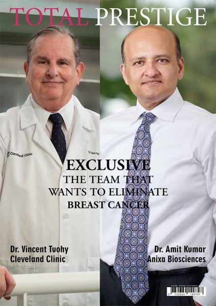 TOTALPRESTIGE MAGAZINE - On cover Dr. Vincent Tuohy and Dr. Amit Kumar