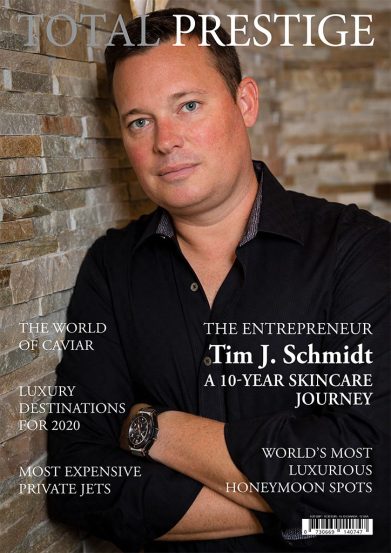 TOTALPRESTIGE MAGAZINE - On cover Tim J. Schmidt