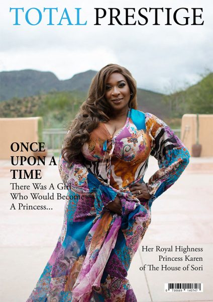 TOTALPRESTIGE MAGAZINE - On cover Princess Karen of the House of Sori
