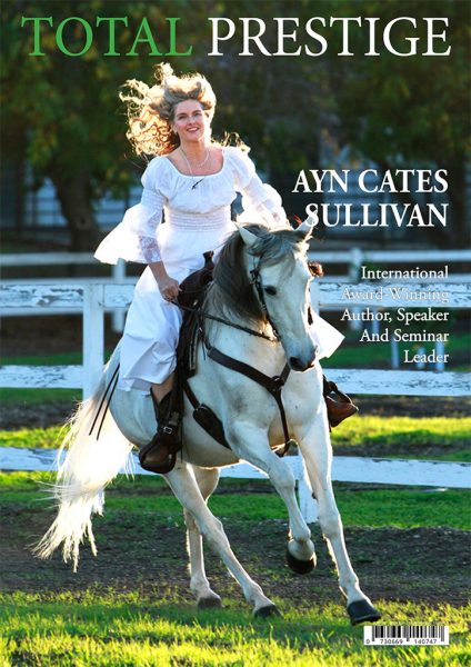 TOTALPRESTIGE MAGAZINE - On cover Ayn Cates Sullivan