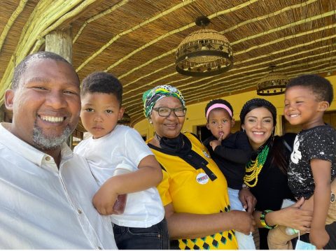Chief Mandela and family
