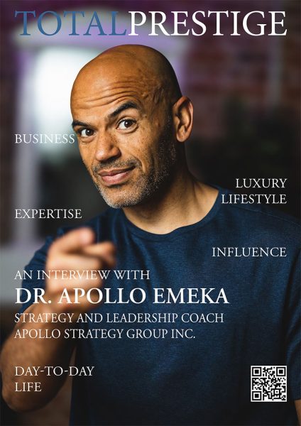 TOTALPRESTIGE MAGAZINE - On cover Dr. Apollo Emeka