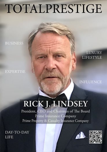 TOTALPRESTIGE MAGAZINE - On cover Rick J. Lindsey