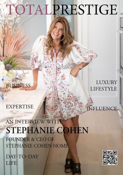 TOTALPRESTIGE MAGAZINE - On cover Stephanie Cohen