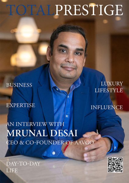 TOTALPRESTIGE MAGAZINE - On cover Mrunal Desai