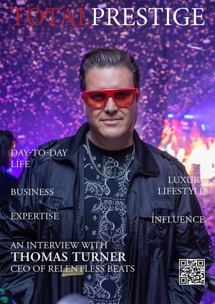 TOTALPRESTIGE MAGAZINE - On cover Thomas Turner