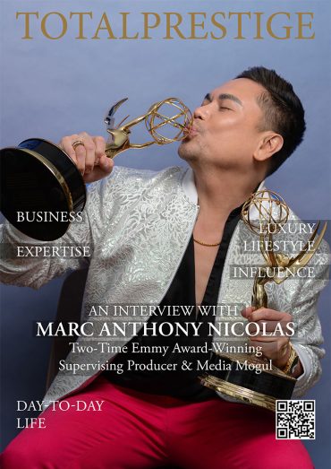 TOTALPRESTIGE MAGAZINE - On cover Marc Anthony Nicolas