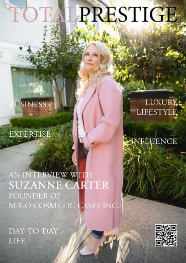 TOTALPRESTIGE MAGAZINE - On cover Suzanne Carter