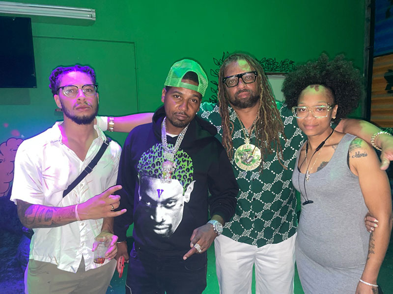 King, artist Juelz Santana, dad, Ed Forchion and co-CEO and cousin Essence