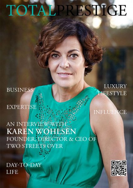 TOTALPRESTIGE MAGAZINE - On cover Karen Wohlsen