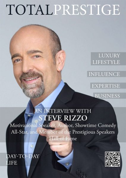 TOTALPRESTIGE MAGAZINE - On cover Steve Rizzo
