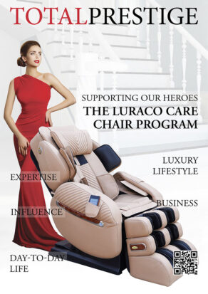 TOTALPRESTIGE MAGAZINE - On cover The Luraco Care Chair Program